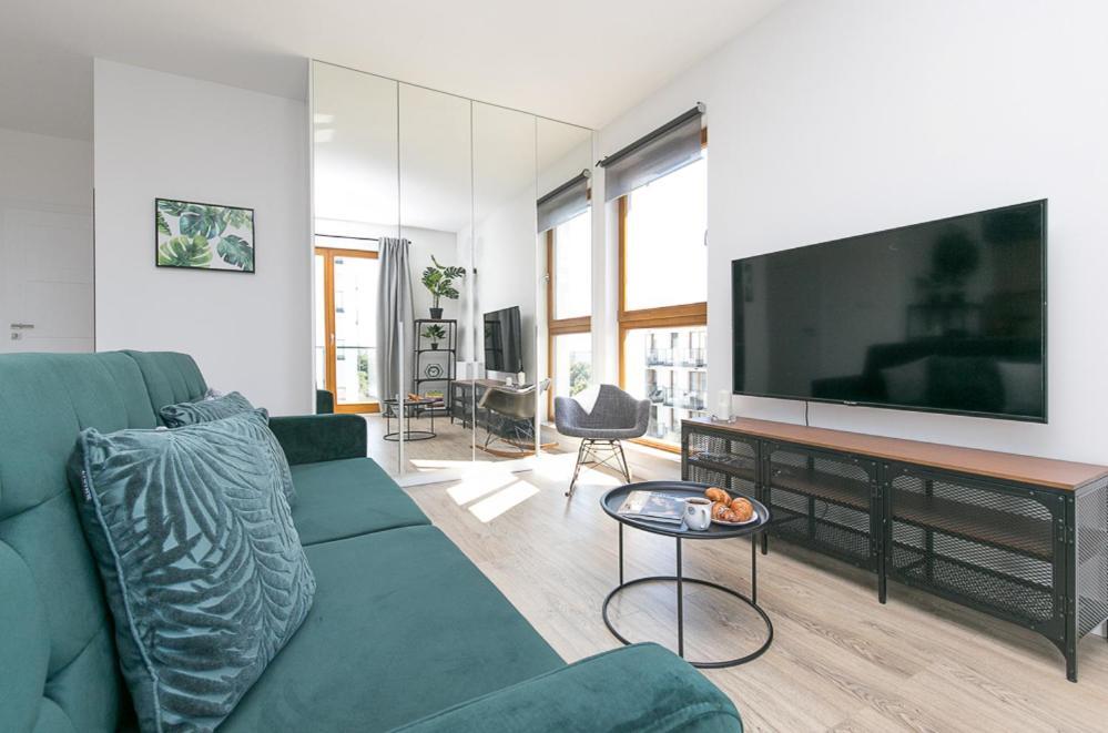 Apartamento Apartament Black Zajezdnia Wrzeszcz Gdansk Exterior foto